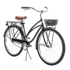 Fototapeta na wymiar vintage bicycle isolated on white background