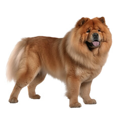 Chow Chow dog isolated on white