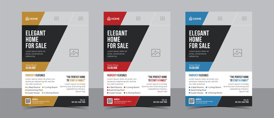 Real Estate Flyer Design for Elegant Home Advertising