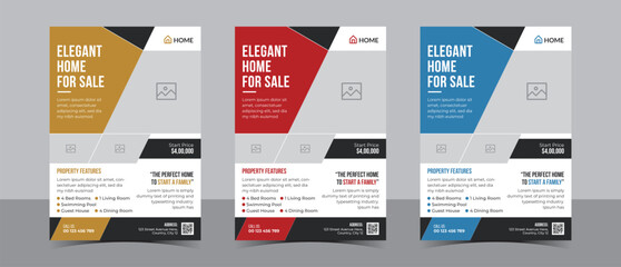 Real Estate Flyer Design for Elegant Home Advertising