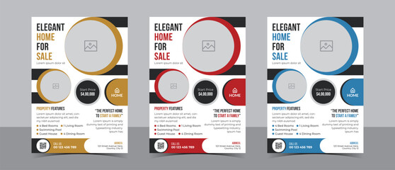 Real Estate Flyer Design for Elegant Home Advertising