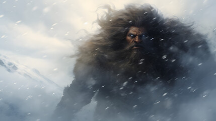 lion and the blizzard