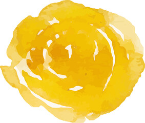 Watercolor flower painting illustration