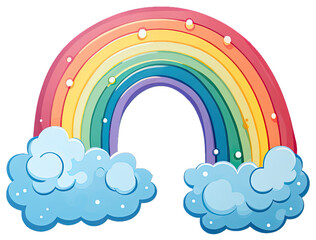 Illustrated Design of Rainbows, Inspiring Awe and Wonder