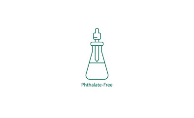 phthalate free icon vector illustration 