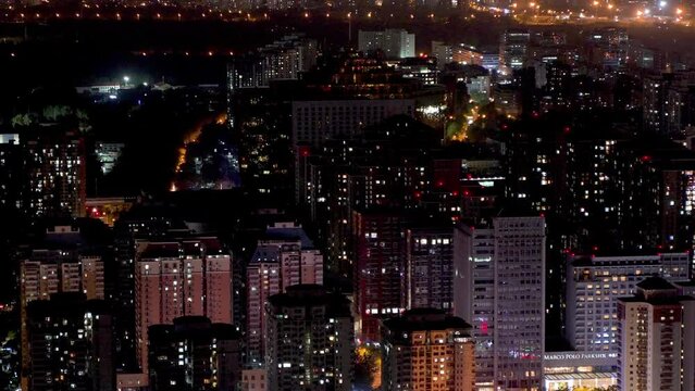 city night view city scenery beijing