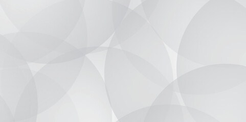 Abstract background with white abstract geometric background with soft light white paper circles in design . Texture with light and shadow. Digital technology wallpaper used in the corporate in design