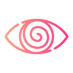 hypnosis gradient icon