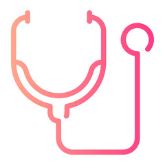 stethoscope gradient icon