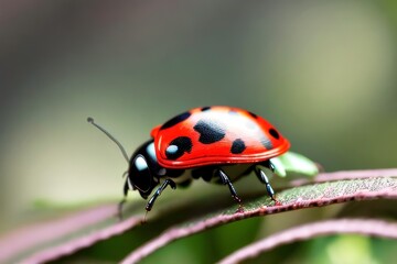 ladybug on a leaf