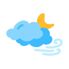 weather icon set sun rain thunderstorm dew wind snow cloud night sky for forecast