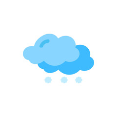 Obraz premium weather icon set sun rain thunderstorm dew wind snow cloud night sky for forecast