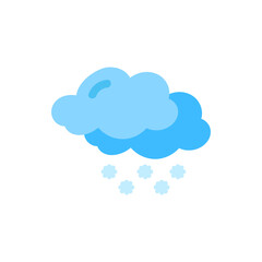 Obraz premium weather icon set sun rain thunderstorm dew wind snow cloud night sky for forecast