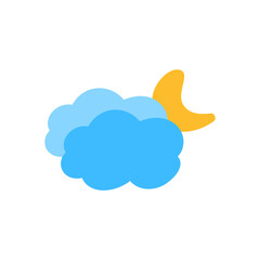 weather icon set sun rain thunderstorm dew wind snow cloud night sky for forecast