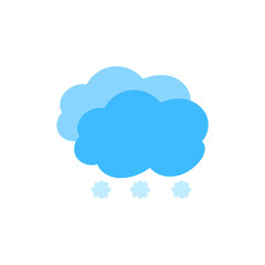weather icon set sun rain thunderstorm dew wind snow cloud night sky for forecast