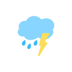 weather icon set sun rain thunderstorm dew wind snow cloud night sky for forecast