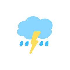 weather icon set sun rain thunderstorm dew wind snow cloud night sky for forecast