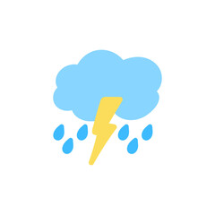 weather icon set sun rain thunderstorm dew wind snow cloud night sky for forecast