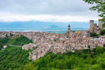 Fototapeta na wymiar Town of Pacentro - Italy