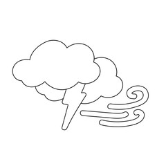 weather icon set sun rain thunderstorm dew wind snow cloud night sky for forecast