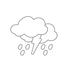 weather icon set sun rain thunderstorm dew wind snow cloud night sky for forecast
