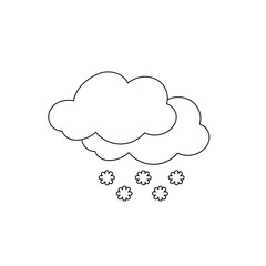 weather icon set sun rain thunderstorm dew wind snow cloud night sky for forecast
