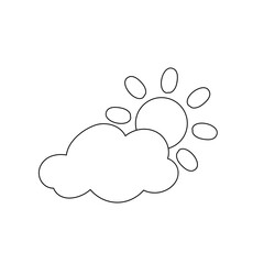 weather icon set sun rain thunderstorm dew wind snow cloud night sky for forecast