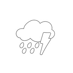 weather icon set sun rain thunderstorm dew wind snow cloud night sky for forecast