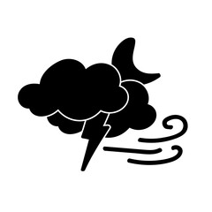 weather icon set sun rain thunderstorm dew wind snow cloud night sky for forecast