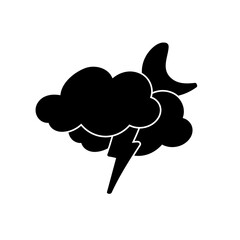 weather icon set sun rain thunderstorm dew wind snow cloud night sky for forecast