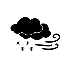 weather icon set sun rain thunderstorm dew wind snow cloud night sky for forecast