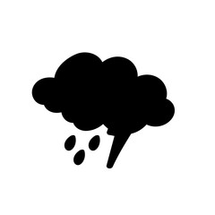 weather icon set sun rain thunderstorm dew wind snow cloud night sky for forecast
