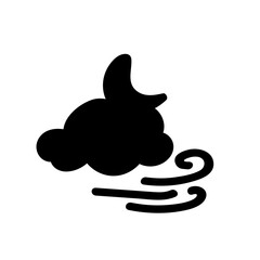 weather icon set sun rain thunderstorm dew wind snow cloud night sky for forecast