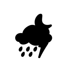 weather icon set sun rain thunderstorm dew wind snow cloud night sky for forecast