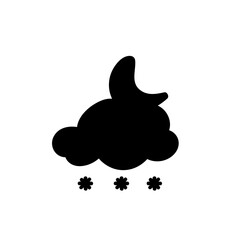weather icon set sun rain thunderstorm dew wind snow cloud night sky for forecast