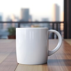 Mug showcased against a visually appealing and captivating background