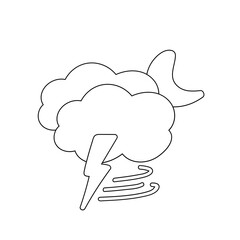 weather icon set sun rain thunderstorm dew wind snow cloud night sky for forecast