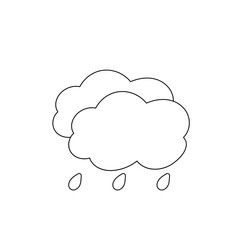 weather icon set sun rain thunderstorm dew wind snow cloud night sky for forecast