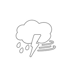 weather icon set sun rain thunderstorm dew wind snow cloud night sky for forecast