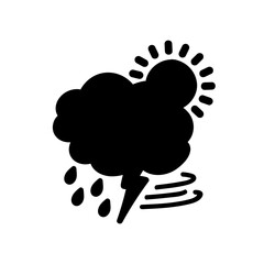 weather icon set sun rain thunderstorm dew wind snow cloud night sky for forecast