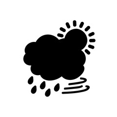 weather icon set sun rain thunderstorm dew wind snow cloud night sky for forecast