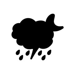 weather icon set sun rain thunderstorm dew wind snow cloud night sky for forecast