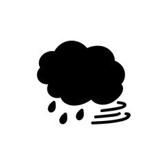 weather icon set sun rain thunderstorm dew wind snow cloud night sky for forecast