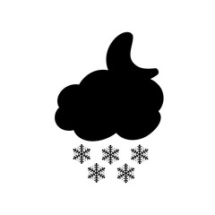 weather icon set sun rain thunderstorm dew wind snow cloud night sky for forecast