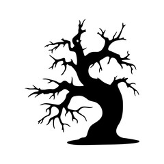 Haunted Tree Black Shadow Scary Horror
