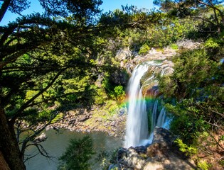 Rainbow Waterfall, New Zealand