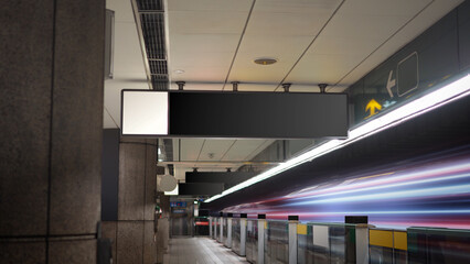 Rush hour Fast moving  evening ,Fast moving traffic drives   time lapse fast light each subway lane effect line light cg