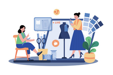 Fashion enthusiast follows designers for trends.