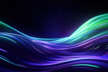 abstract futuristic background with pink blue glowing neon moving high speed wave lines and bokeh lights. Data transfer concept Fantastic wallpaper