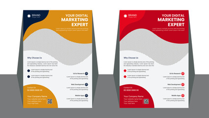 Creative corporate flyer template 